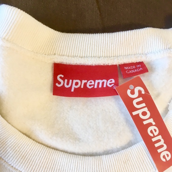 Supreme White Bogo Crewneck Accepting Offers F/W15 - Picture 3 of 8